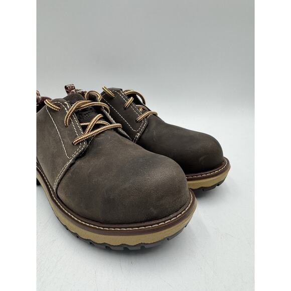 NEW Timberland HIGHTOWER Women's Oxford Safety Work Shoe Brown US Size 6 Medium - Picture 2 of 11